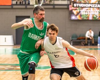 Jēkabpils novada atklātā čempionāta basketbolā pirmās spēles, 9.02.2025.