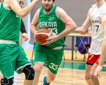 Jēkabpils novada atklātā čempionāta basketbolā pirmās spēles, 9.02.2025.