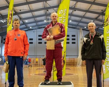 Jēkabpils novada atklātais vecmeistaru čempionāts vieglatlētikā telpās, 3.02.2024.