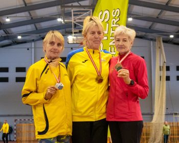 Jēkabpils novada atklātais vecmeistaru čempionāts vieglatlētikā telpās, 3.02.2024.