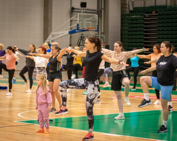 Fitnesa diena Jēkabpils Sporta hallē, 29.09.2025.