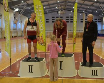 Jēkabpils novada atklātais vecmeistaru čempionāts vieglatlētikā telpās, 4.01.2025.
