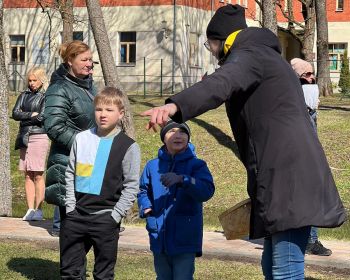 Sportiskās aktivitātes Lieldienās Kena parkā, 17.04.2022.