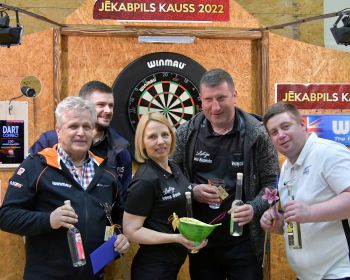 Jēkabpils Kauss 2022 šautriņmešanā, 16.-17.04.2022.