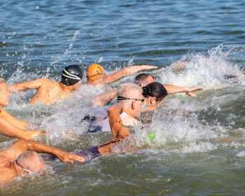 Tautas triatlona stafete 2024, 10.07.2024.