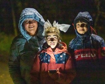 Spoku stāsti Jēkabpils Mežaparkā, 31.10.2023.