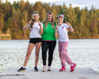 Saulgriežu skrējiens Jēkabpils Mežaparkā, 20.06.2025.