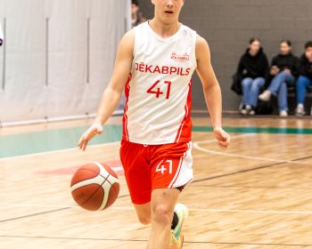 Jēkabpils novada atklātā čempionāta basketbolā pirmās spēles, 9.02.2025.