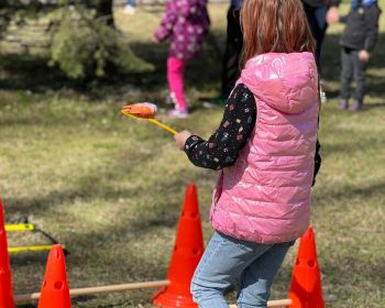 Sportiskās aktivitātes Lieldienās Kena parkā, 17.04.2022.