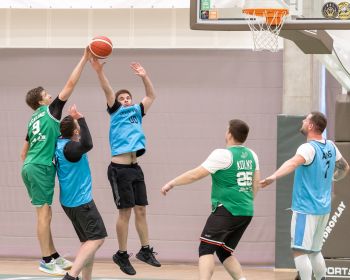 Jēkabpils novada atklātā čempionāta basketbolā pirmās spēles, 9.02.2025.
