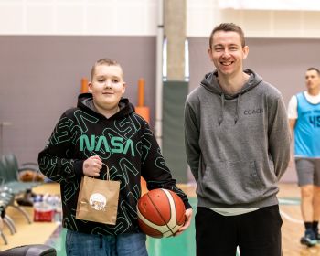 Jēkabpils novada atklātā čempionāta basketbolā pirmās spēles, 9.02.2025.
