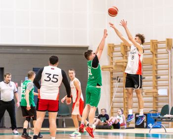 Jēkabpils novada atklātā čempionāta basketbolā pirmās spēles, 9.02.2025.