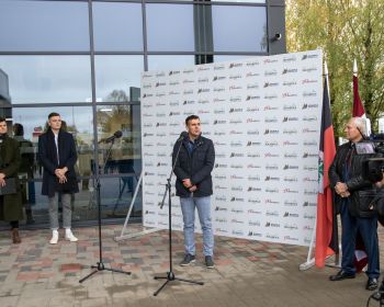 Jēkabpils sporta halles atklāšana, 15.10.2020.