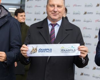 Jēkabpils sporta halles atklāšana, 15.10.2020.