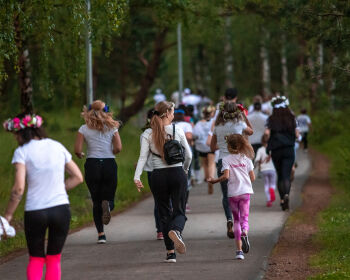 Saulgriežu skrējiens Jēkabpils Mežaparkā, 20.06.2025.