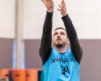 Jēkabpils novada atklātā čempionāta basketbolā pirmās spēles, 9.02.2025.