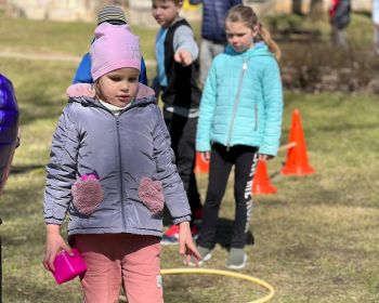 Sportiskās aktivitātes Lieldienās Kena parkā, 17.04.2022.