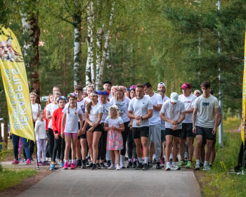 Saulgriežu skrējiens Jēkabpils Mežaparkā, 20.06.2025.