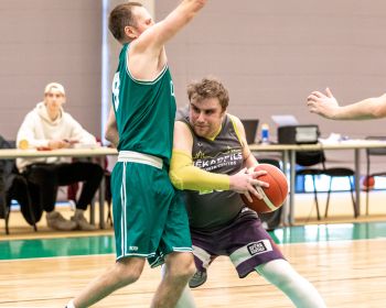 Jēkabpils novada atklātā čempionāta basketbolā pirmās spēles, 9.02.2025.
