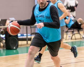 Jēkabpils novada atklātā čempionāta basketbolā pirmās spēles, 9.02.2025.