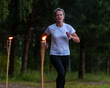 Saulgriežu skrējiens Jēkabpils Mežaparkā, 20.06.2025.