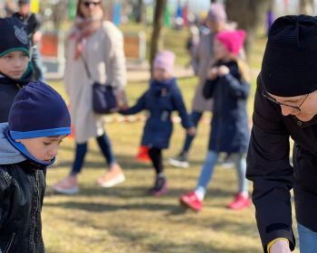 Sportiskās aktivitātes Lieldienās Kena parkā, 17.04.2022.