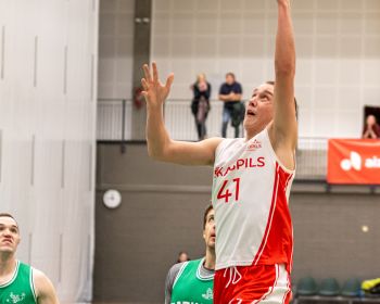 Jēkabpils novada atklātā čempionāta basketbolā pirmās spēles, 9.02.2025.
