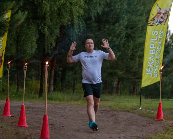 Saulgriežu skrējiens Jēkabpils Mežaparkā, 20.06.2025.