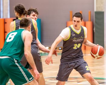 Jēkabpils novada atklātā čempionāta basketbolā pirmās spēles, 9.02.2025.