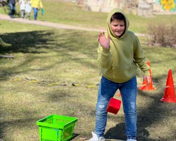 Sportiskās aktivitātes Lieldienās Kena parkā, 17.04.2022.