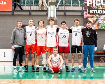 Jēkabpils novada atklātā čempionāta basketbolā pirmās spēles, 9.02.2025.