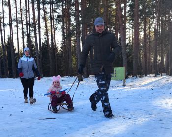 Ģimeņu sportiskais izaicinājums | Ziemas prieki Jēkabpils Mežaparkā, 9.02.2025.