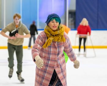 Slidošanas prieks Jēkabpils Sporta hallē, 16.12.2023.