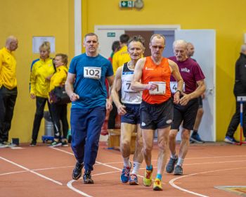 Jēkabpils novada atklātais vecmeistaru čempionāts vieglatlētikā telpās, 3.02.2024.