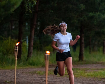 Saulgriežu skrējiens Jēkabpils Mežaparkā, 20.06.2025.