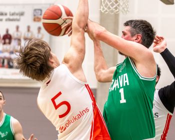 Jēkabpils novada atklātā čempionāta basketbolā pirmās spēles, 9.02.2025.
