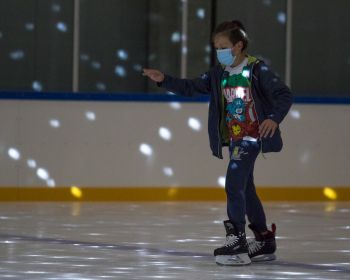 Slidošana Jēkabpils sporta hallē, 15.10.2020.
