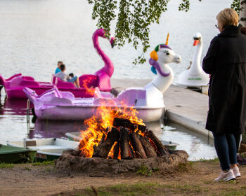 Saulgriežu skrējiens Jēkabpils Mežaparkā, 20.06.2025.
