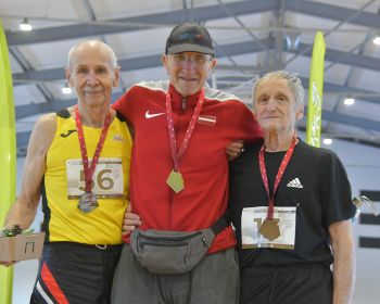 Jēkabpils novada atklātais vecmeistaru čempionāts vieglatlētikā telpās, 4.01.2025.