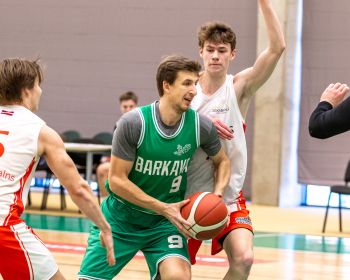 Jēkabpils novada atklātā čempionāta basketbolā pirmās spēles, 9.02.2025.