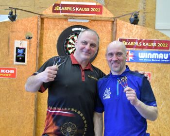 Jēkabpils Kauss 2022 šautriņmešanā, 16.-17.04.2022.