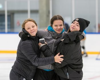 Slidošana Jēkabpils sporta hallē, 16.10.2020.