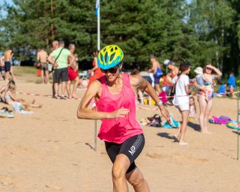 Tautas triatlona stafete 2024, 10.07.2024.