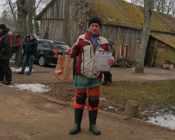 Zemledus makšķerēšanas sacensības Atašienē, 19.02.2023.