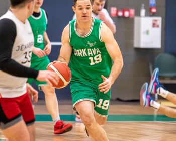 Jēkabpils novada atklātā čempionāta basketbolā pirmās spēles, 9.02.2025.