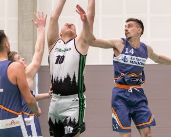 Jēkabpils novada atklātā čempionāta basketbolā pirmās spēles, 9.02.2025.