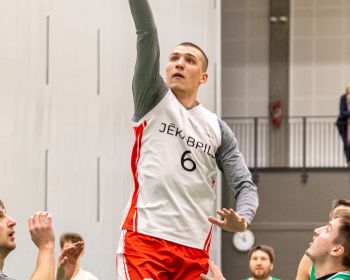 Jēkabpils novada atklātā čempionāta basketbolā pirmās spēles, 9.02.2025.