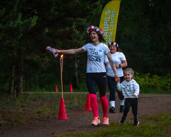 Saulgriežu skrējiens Jēkabpils Mežaparkā, 20.06.2025.