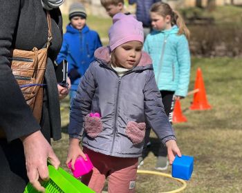 Sportiskās aktivitātes Lieldienās Kena parkā, 17.04.2022.