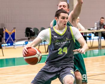 Jēkabpils novada atklātā čempionāta basketbolā pirmās spēles, 9.02.2025.